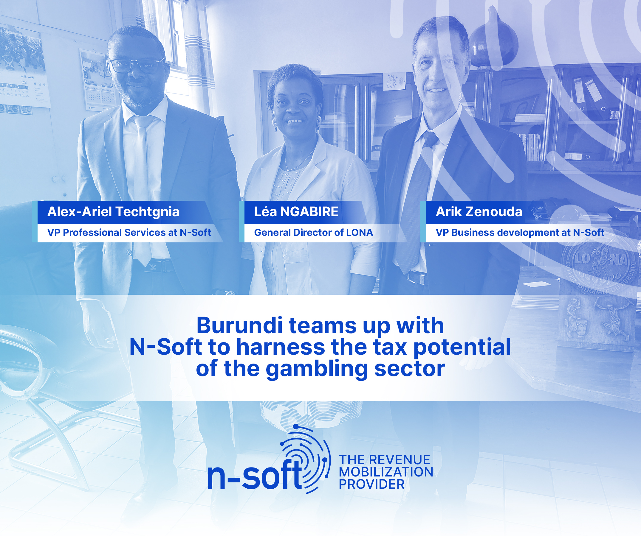 N-Soft s’associe avec le Burundi pour superviser les jeux de hasard